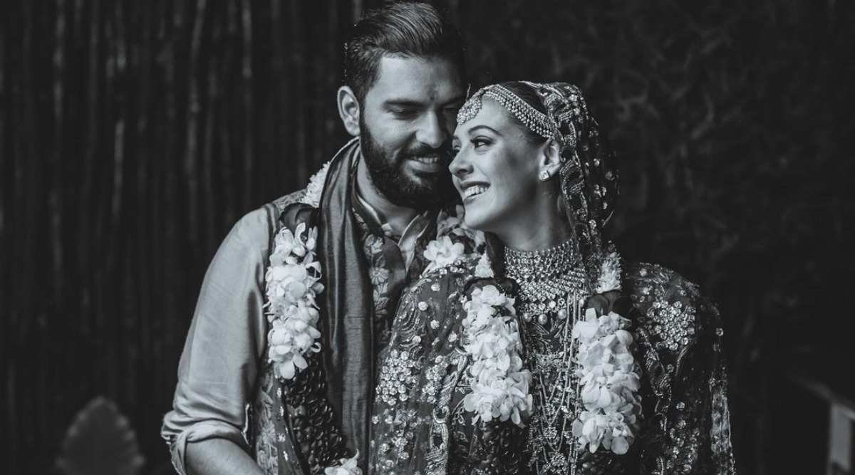 Hazel Keech pens heartwarming note for Yuvraj Singh on fifth wedding anniversary: 'Thank you for completing my life' | Entertainment News,The Indian Express