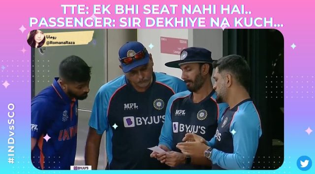 Photo of Dhoni, Ravi Shastri, Hardik intensely looking at piece of ...