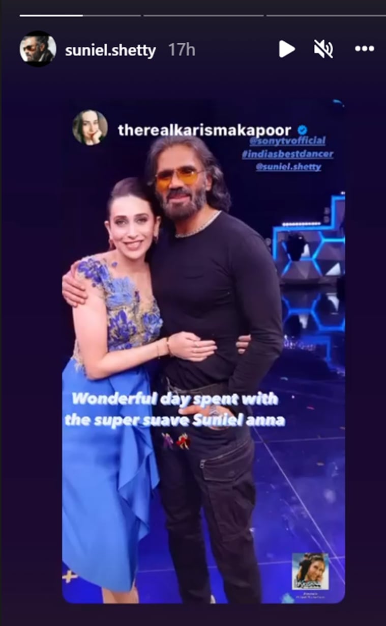 karisma kapoor suniel shetty