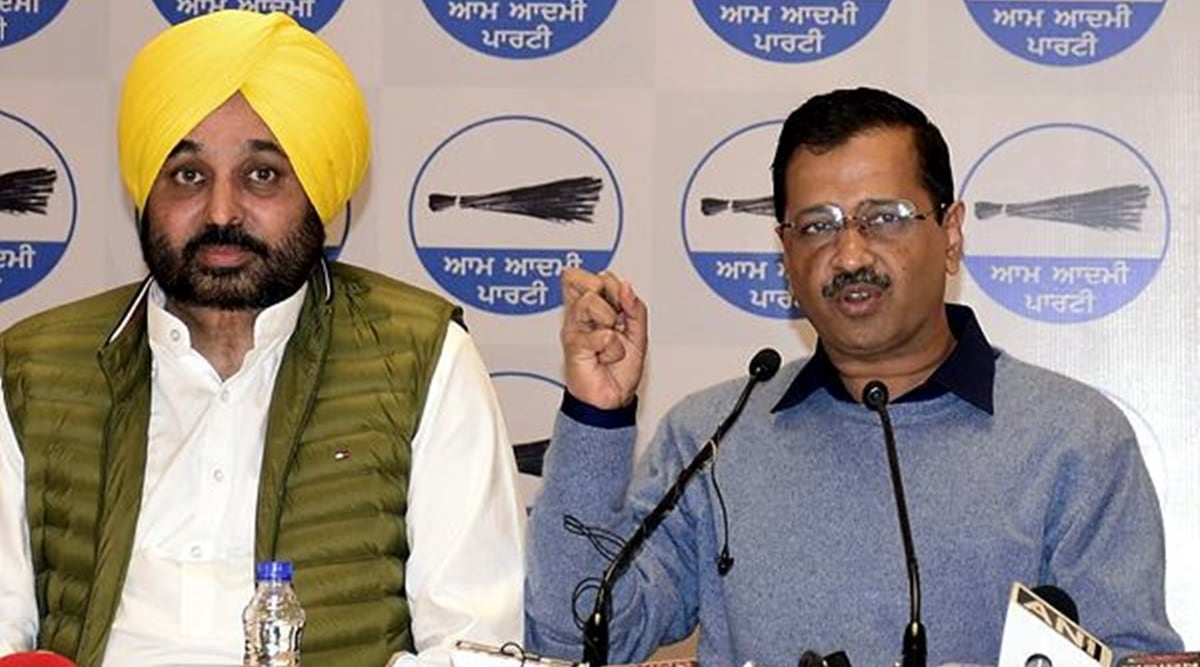 aap punjab arvind kejriwal channi capt amarinder singh