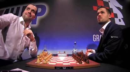 Magnus Carlsen Checkmates Ian Nepomniachtchi #chess #chesstok #magnus