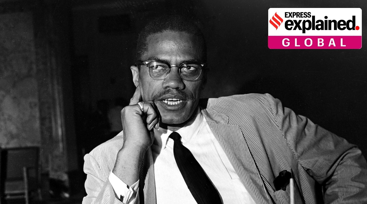 Malcolm X speaks at a news conference in the Hotel Theresa, in New York, May 21,1964.  (AP Photo, File)