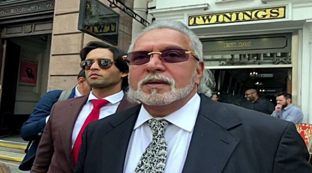 File photo of Vijay Mallya outside the London High Court. (ANI)