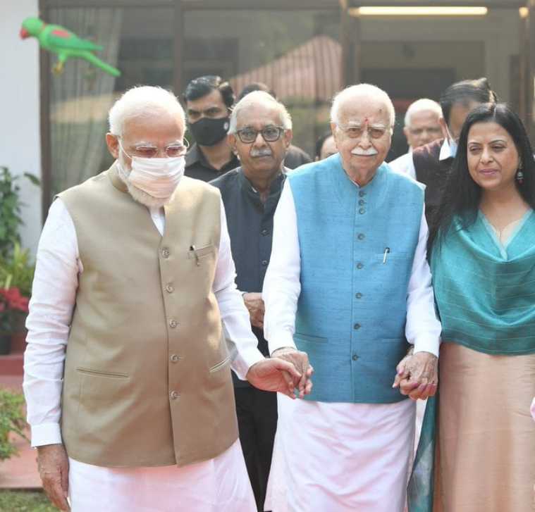 PM Modi, Senior Leaders Greet L K Advani On 94th Birthday | India News ...