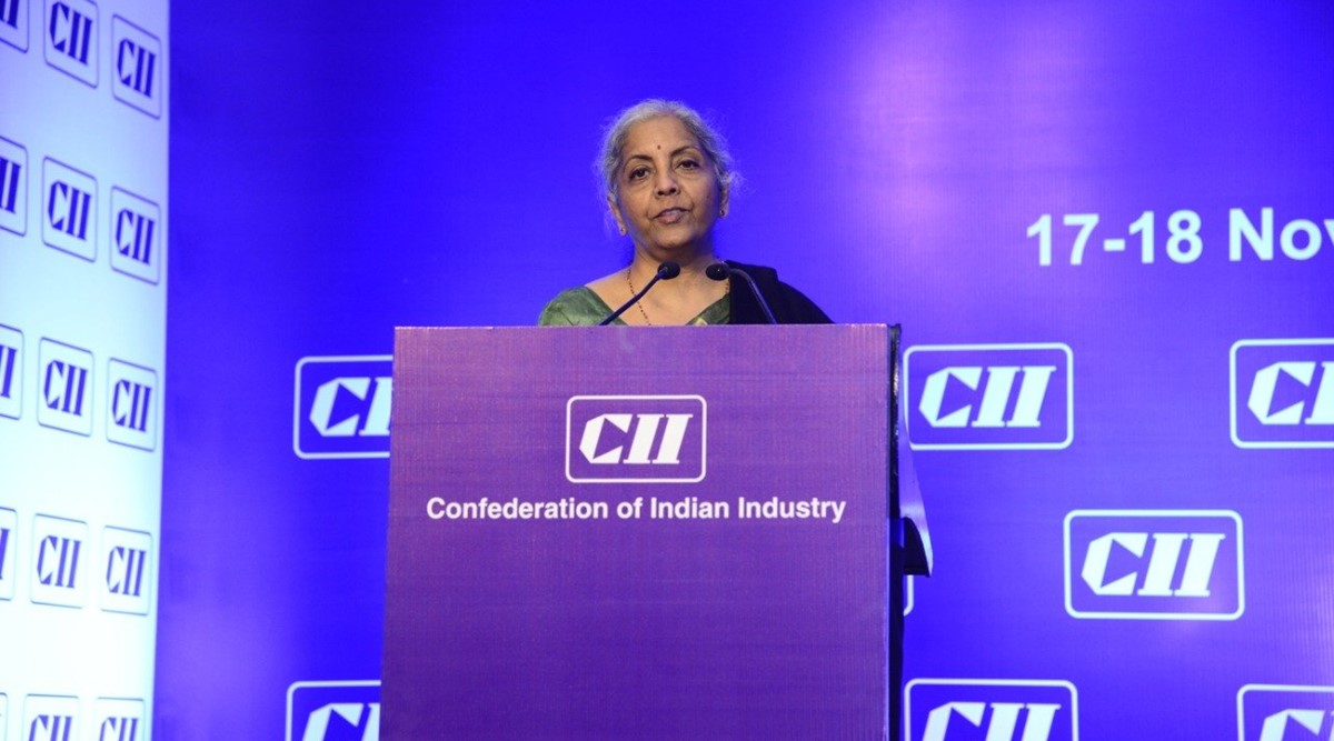 Nirmala Sitharaman, Nirmala Sitharaman at CII