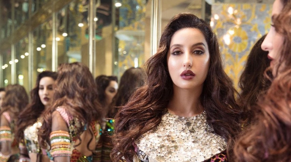 Nora Fatehi in Global Desi – South India Fashion