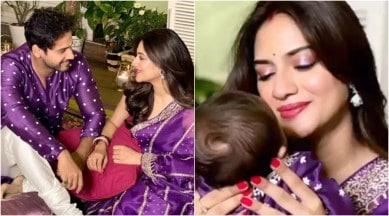 nusrat jahan yash dasgupta diwali photos