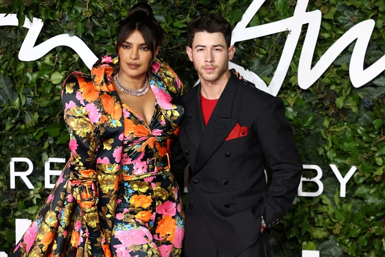 Priyanka Chopra Jonas, Nick Jonas, Richard Quinn, Maison Margiela