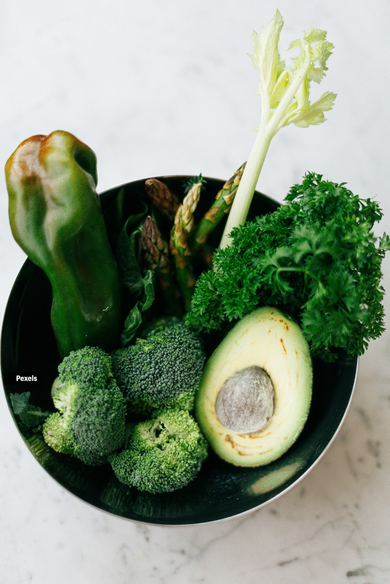 green leafy vegetables, balanced diet, lung health