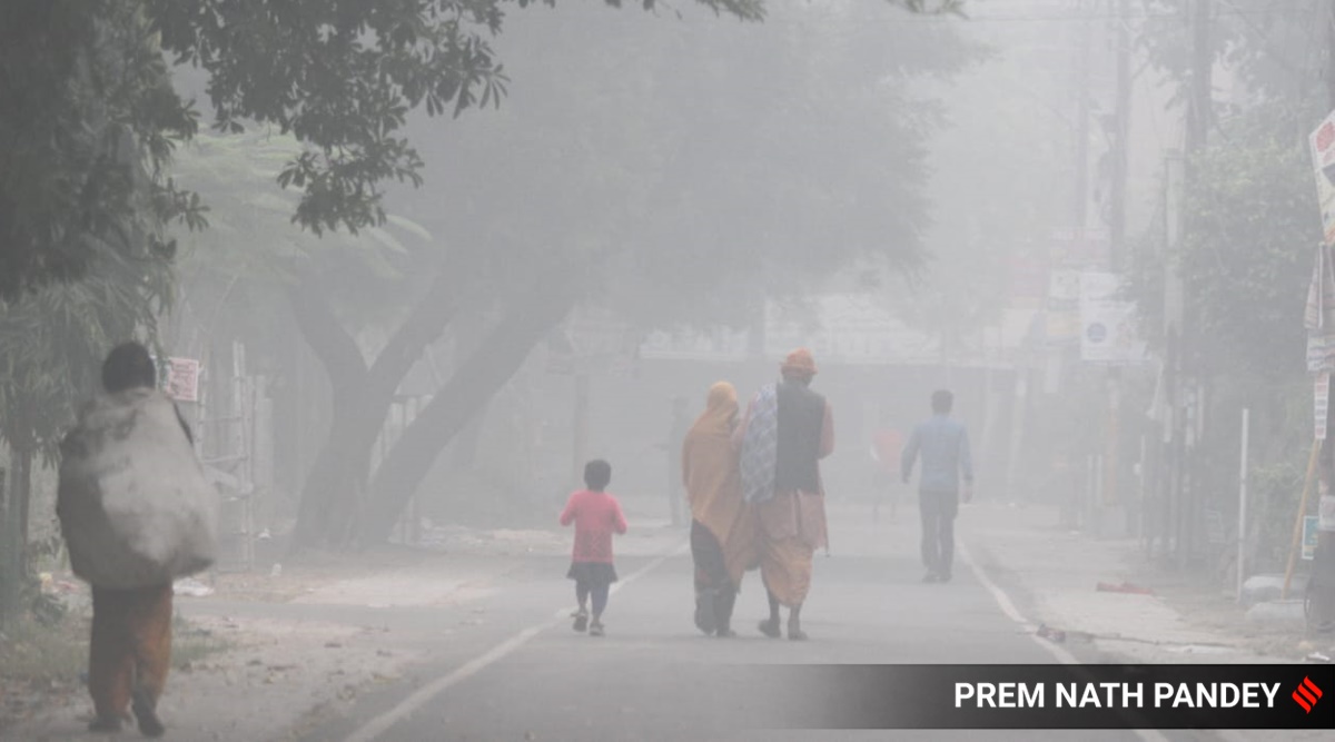 Delhi air quality, delhi weather today, delhi news, delhi pollution, delhi temperature, indian express