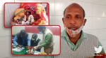 doctors bandage broken idol arm, agra priest takes broken idol to hospital, doctor treats idol crying priest, viral video, indian express, up news