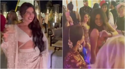 Priyanka Sexy Hd Videos - Priyanka Chopra dances to Om Shanti Om song at Diwali party, videos go  viral. Watch | Bollywood News - The Indian Express