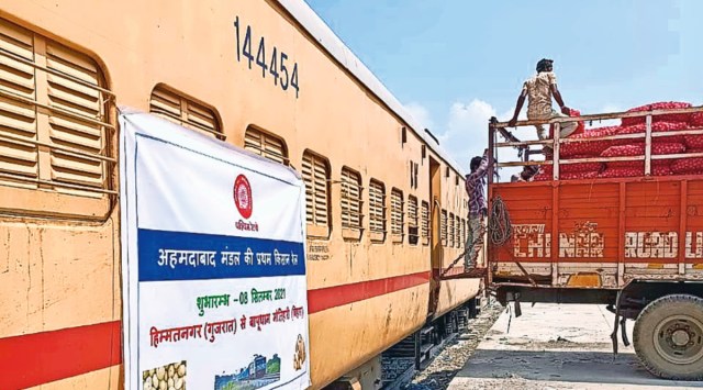 Kisan Rail was launched on August 7 last year.  (Express photo)