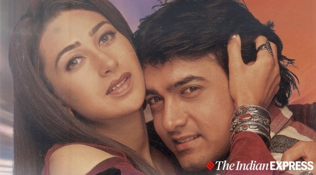 aamir karisma in raja hindustani poster