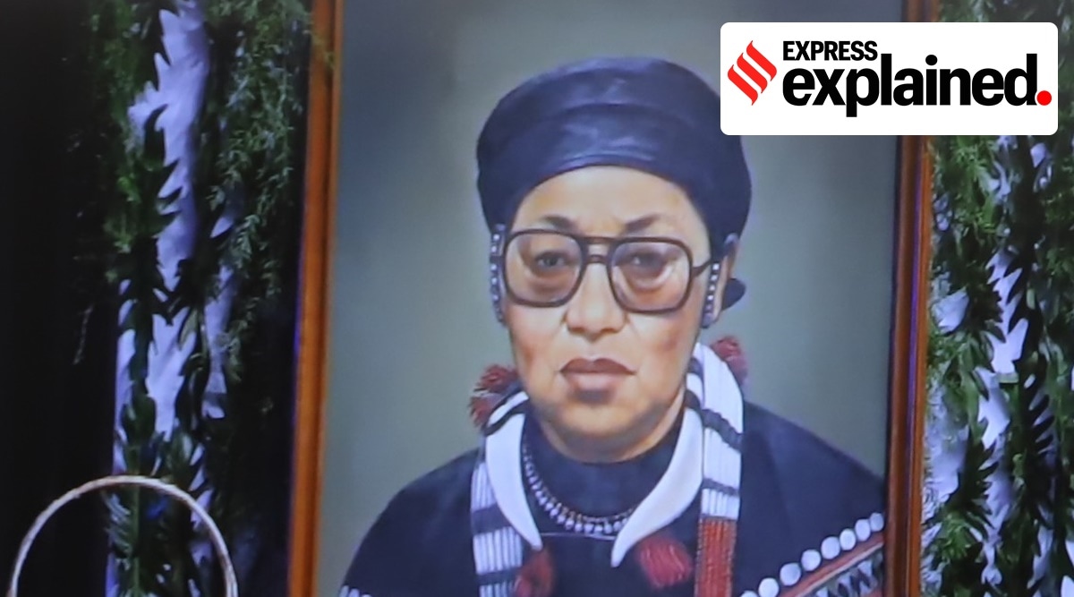 At 13, Rani Gaidinliu, of the Rongmei tribe, became associated with freedom fighter and religious leader, Haipou Jadonang. (Photo: Twitter/Amit Shah)