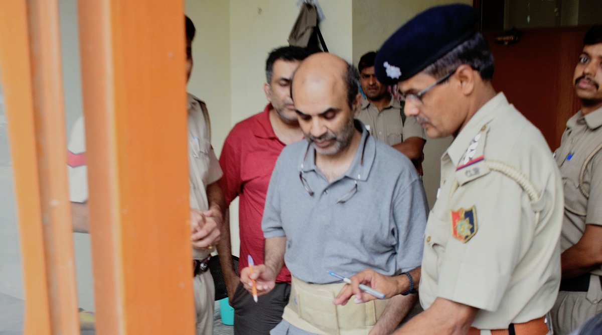 File photo of ex-Unitech promoters Sanjay and Ajay Chandra. (Express photo)