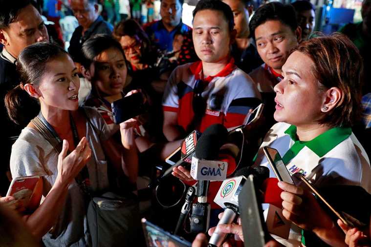 Hija del presidente de Filipinas se postulará para vicepresidente