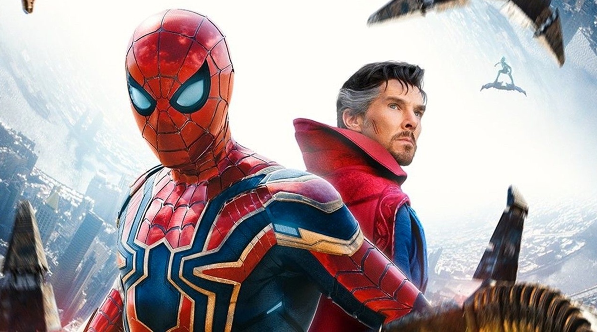 tom holland as spider-man (left) and benedict cumberbatch as doctor strange (right)