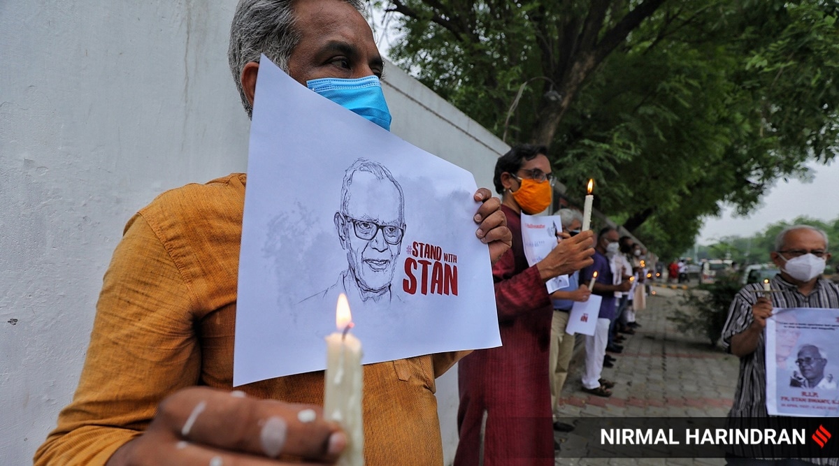 Bombay High Court, Stan Swamy, Elgaar Parishad, Elgaar Parishad case, Elgaar Parishad accused, Elgaar Parishad Stan Swamy, Stan Swamy death, Indian Express, Indian Express news