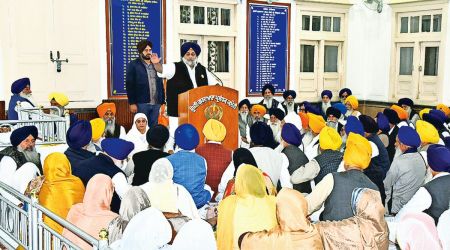 Sukhbir Singh Badal, Sukhbir Singh Badal news, Shiromani Gurdwara Parbhandak Committee, SGPC, Charanjit Singh Channi, Charanjit Singh Channi news, Bibi Jagir Kaur, Punjab news, Indian express, current affairs