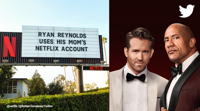 ‘one Last Heist Dwayne Johnson Accuses Ryan Reynolds Of Using His Moms Netflix Account 