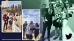 Tom Hanks wedding on Santa Monica beach viral video, Tom Hanks wedding viral video, Tom Hanks trending, Tom Hanks crashes wedding, indian express, indian express news