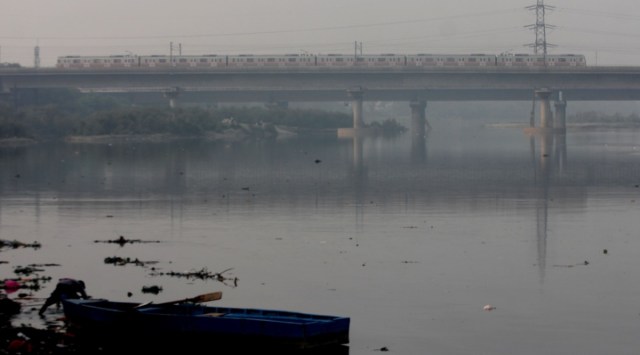 Yamuna river, New Delhi (Express Photo by Amit Mehra)