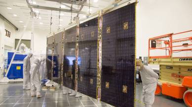 Solar Array Deployment Test