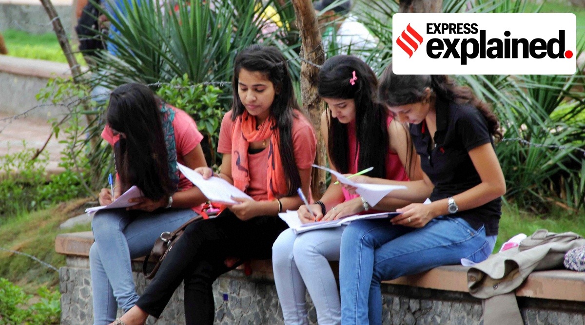 A group of women fill up their admission forms in New Delhi. (PTI Photo/File)