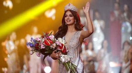 Miss Universe title, Miss Universe 2021, Miss Universe 2021 winner Harnaaz Sandhu, all Miss Universe winners from India, Miss Universe India winners, Indians who were crowned Miss Universe, Lara Dutta, Sushmita Sen, indian express news