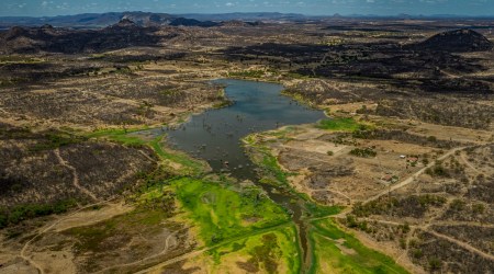 Brazil's northeast, long a victim of droughts, is now effectively turning into a desert. The cause? Climate change, and the landowners who are most affected. (Victor Moriyama/The New York Times)
