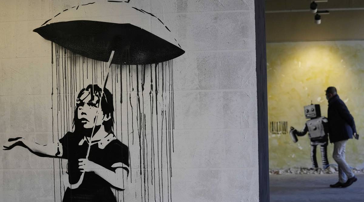 Banksy, Banksy street art, Banksy murals, Banksy most famous works