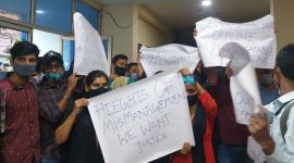 CMA students, CMA students protest