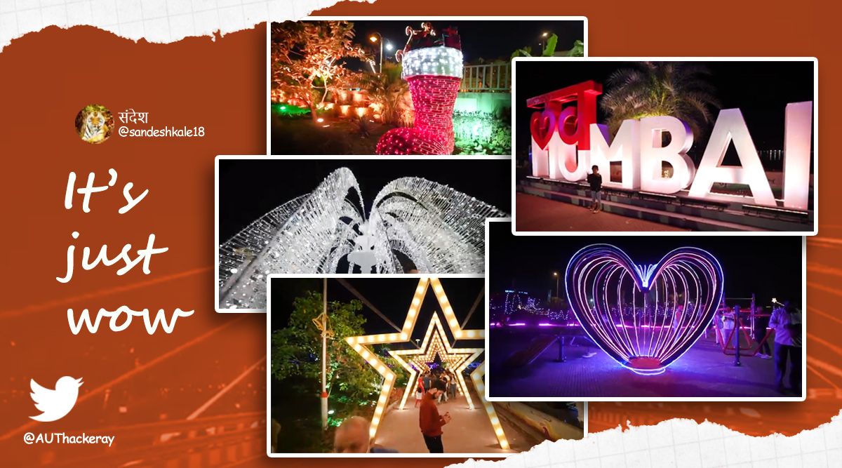 Mumbai, Bandra area, New Year, New Year in Mumbai, decorations in Mumbai, social media viral, indian express
