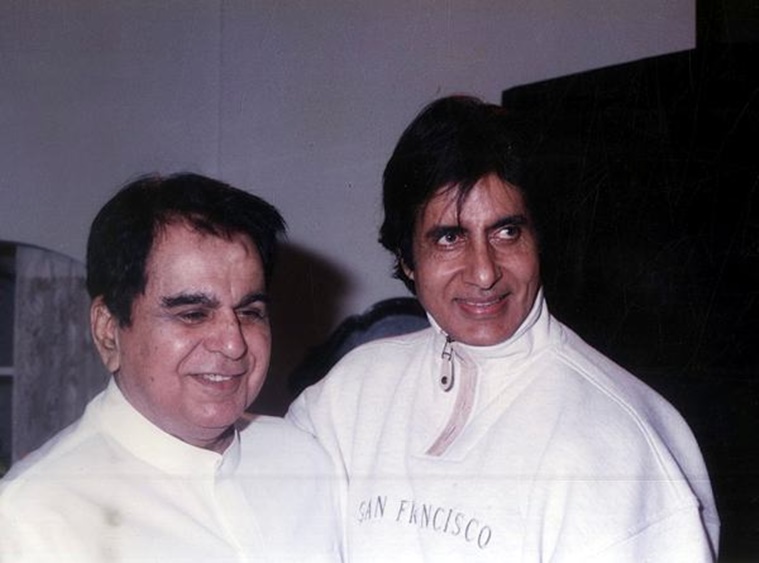 Dilip Kumar and Amitabh Bachchan.