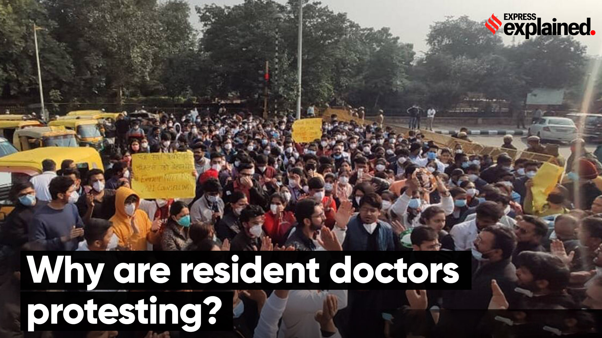 Explained Why Are Resident Doctors Protesting-The Indian Express