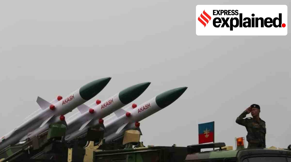 Akash surface to air defence missile will be displayed at the Army Day parade. (Express Photo: Tashi Tobgyal, File)