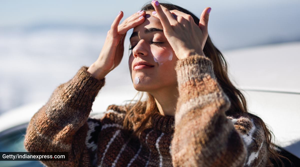 using sunscreen in winter