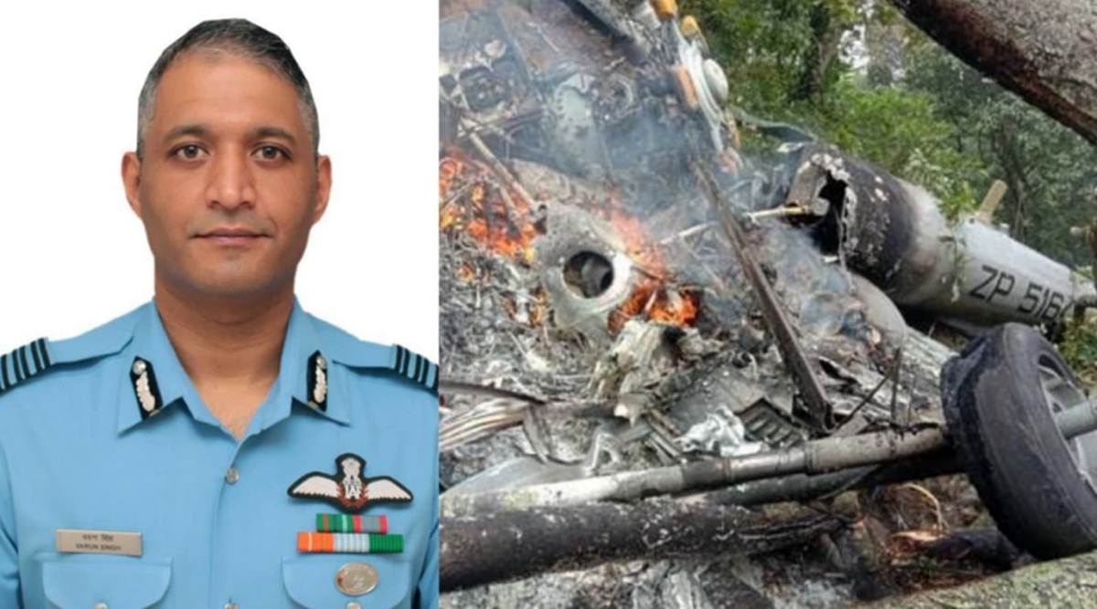 IAF helicopter crash: Lone survivor had close call last year, got Shaurya Chakra for gallantry | India News,The Indian Express