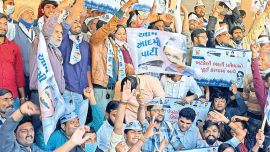 Gujarat Aam Aadmi Party, Gujarat BJP, Gujarat BJP MLA, Gujarat exam paper leak, Gujarat head clerk recruitment exam, Ahmedabad, Ahmedabad news, Gujarat news, Indian Express, India news, current affairs, Indian Express News Service, Express News Service, Express News, Indian Express India News