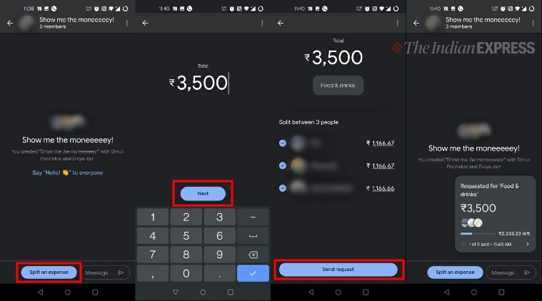 google pay, google pay split bills, paytm, paytm split bills,