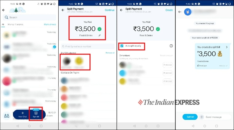 google pay, google pay split bills, paytm, paytm split bills,