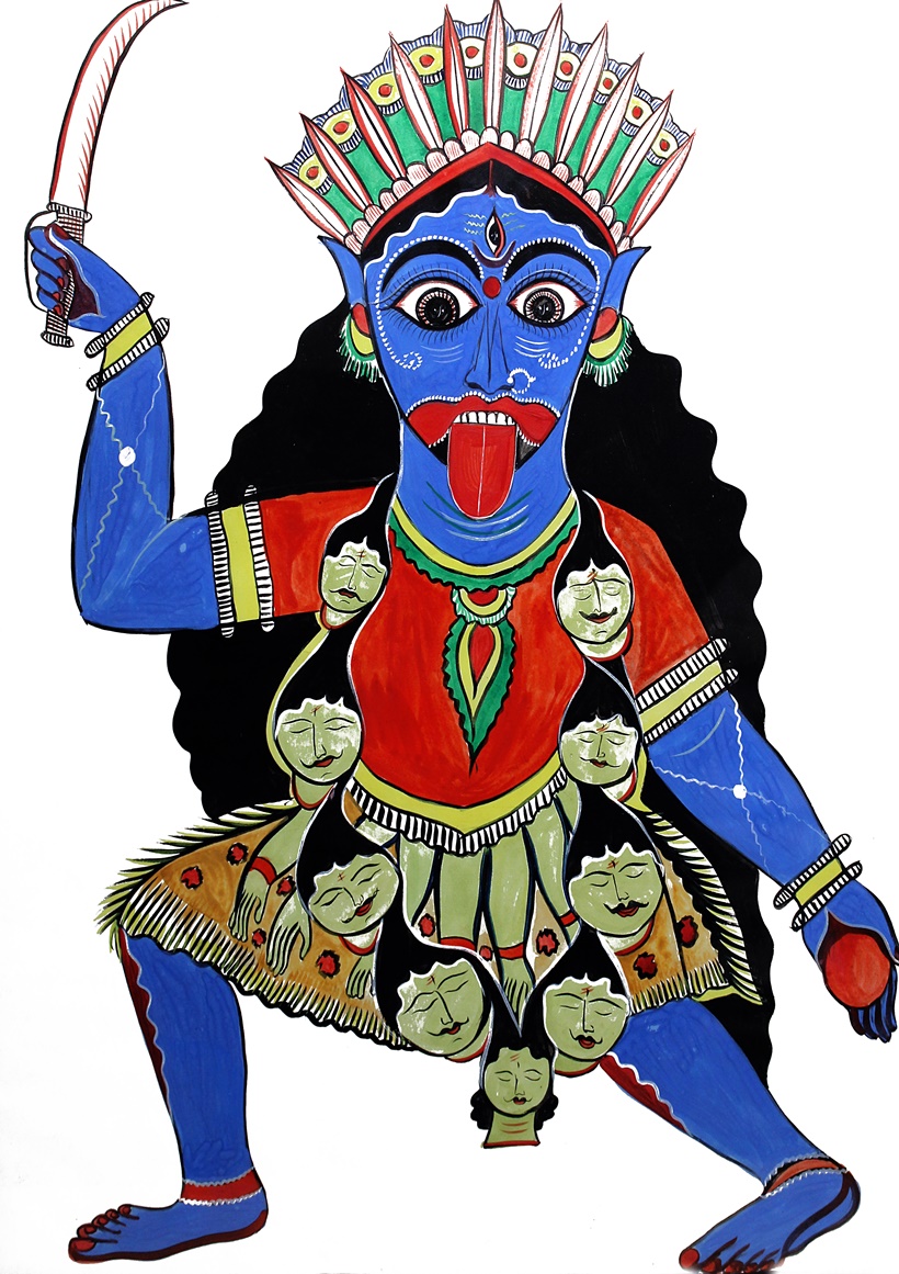 Maa Kali Art Print by Kruti Shah - Pixels