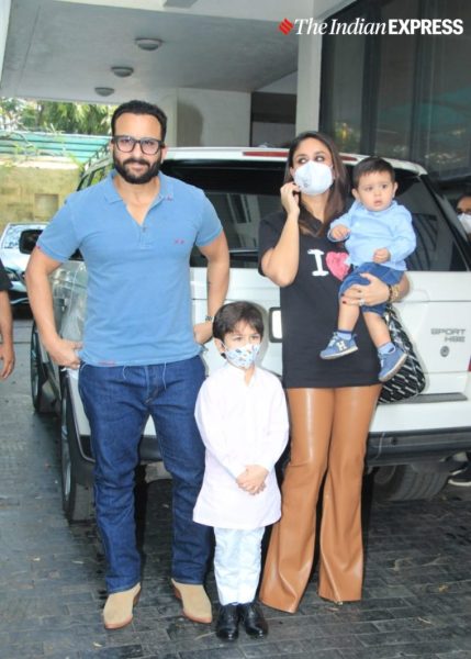 Kareena Kapoor attends annual Kapoor household Christmas lunch with Saif Ali Khan, Taimur and Jeh. See pictures