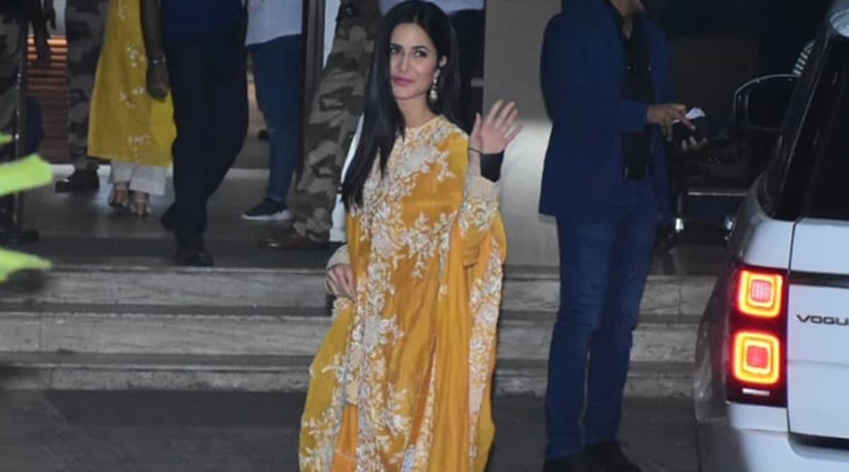 Katrina Kaif-Vicky Kaushal wedding: Bride-to-be dazzles in mustard sharara set at the airport | Lifestyle News,The Indian Express