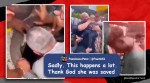 girl rescued from manhole, Dominica Republic, rescue video, social media viral, indian express
