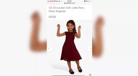 children's party dress 'Lollita', Lollita dress controversy, UK department store pulls children's dress, social media criticism over dress named 'Lollita' indian express news