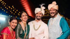 Milind Gunaji and his family. (Photo: PR handout)