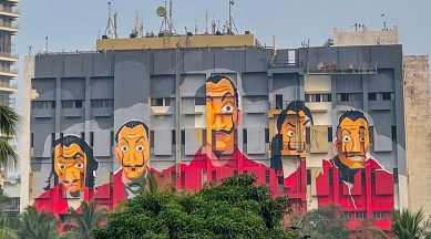 Money Heist mural