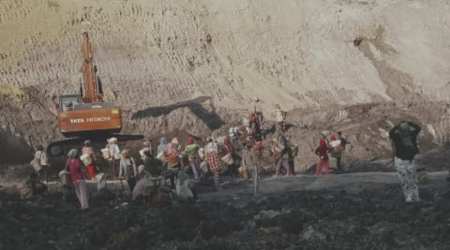 One of the mines where the locals work in Mon district. 